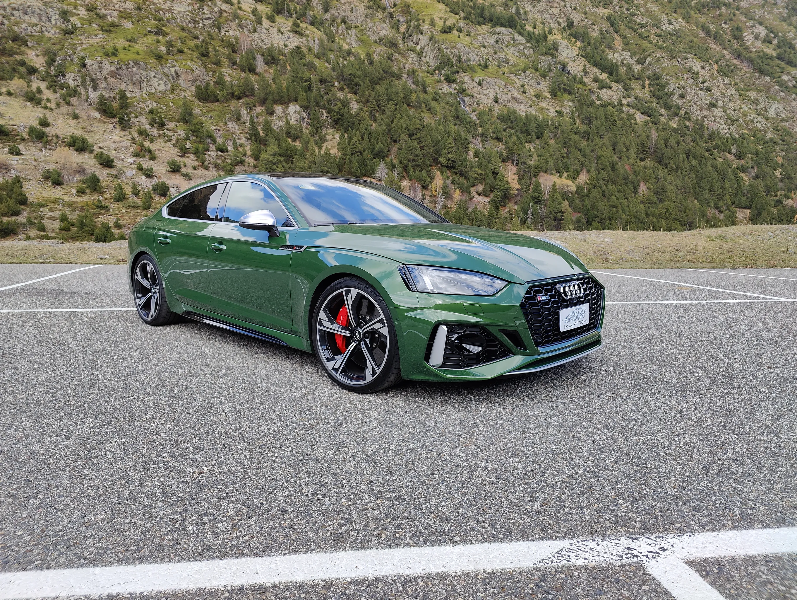 coche cotxe alta gama - rs5 verde 2022 